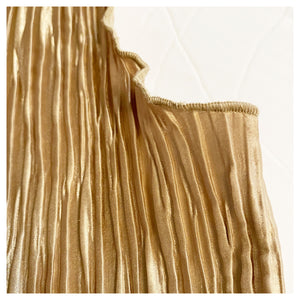 GOLDFINGER PLEATED BLOUSE sz. L