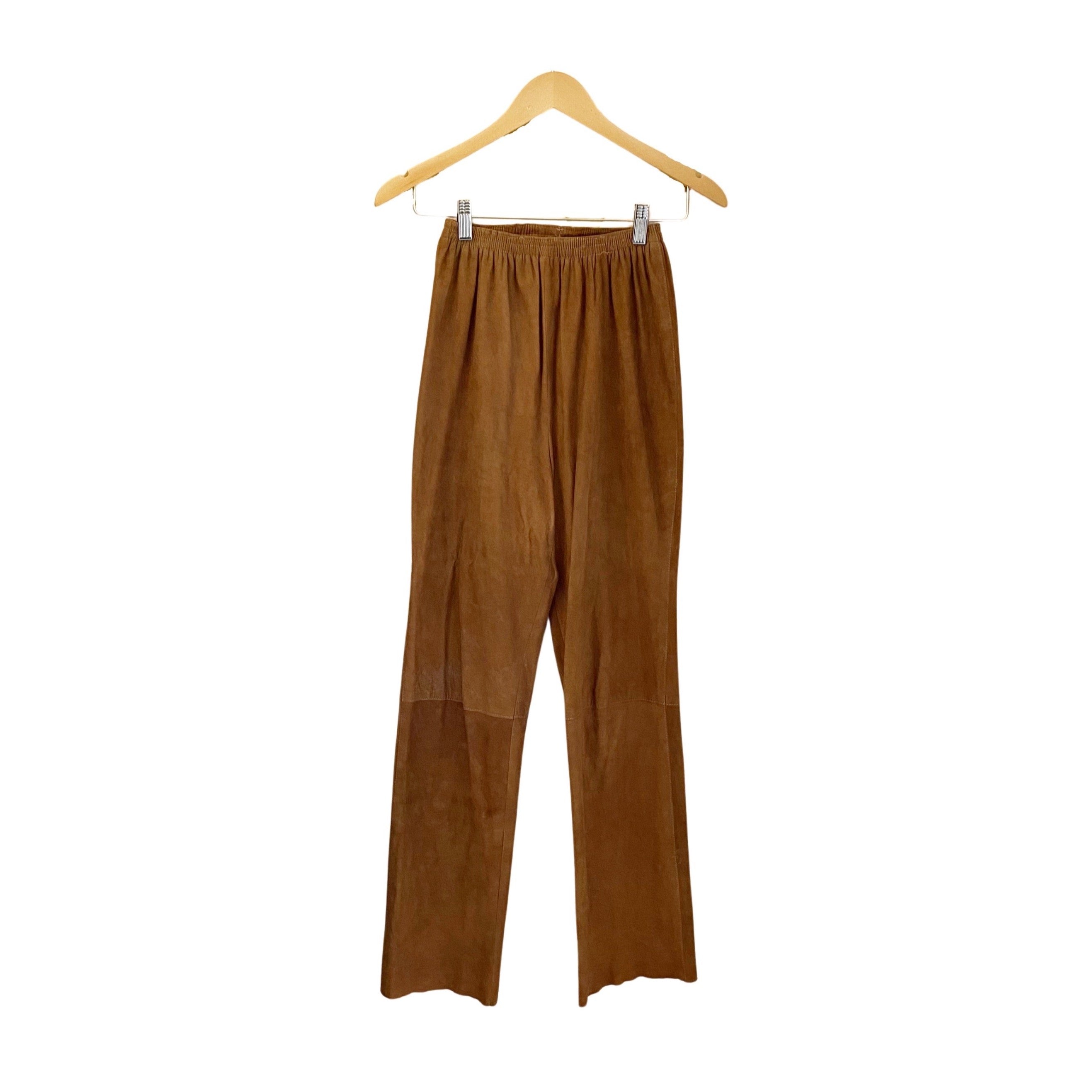 SUEDE IS ENOUGH HIGH WAISTED PANTS sz. P