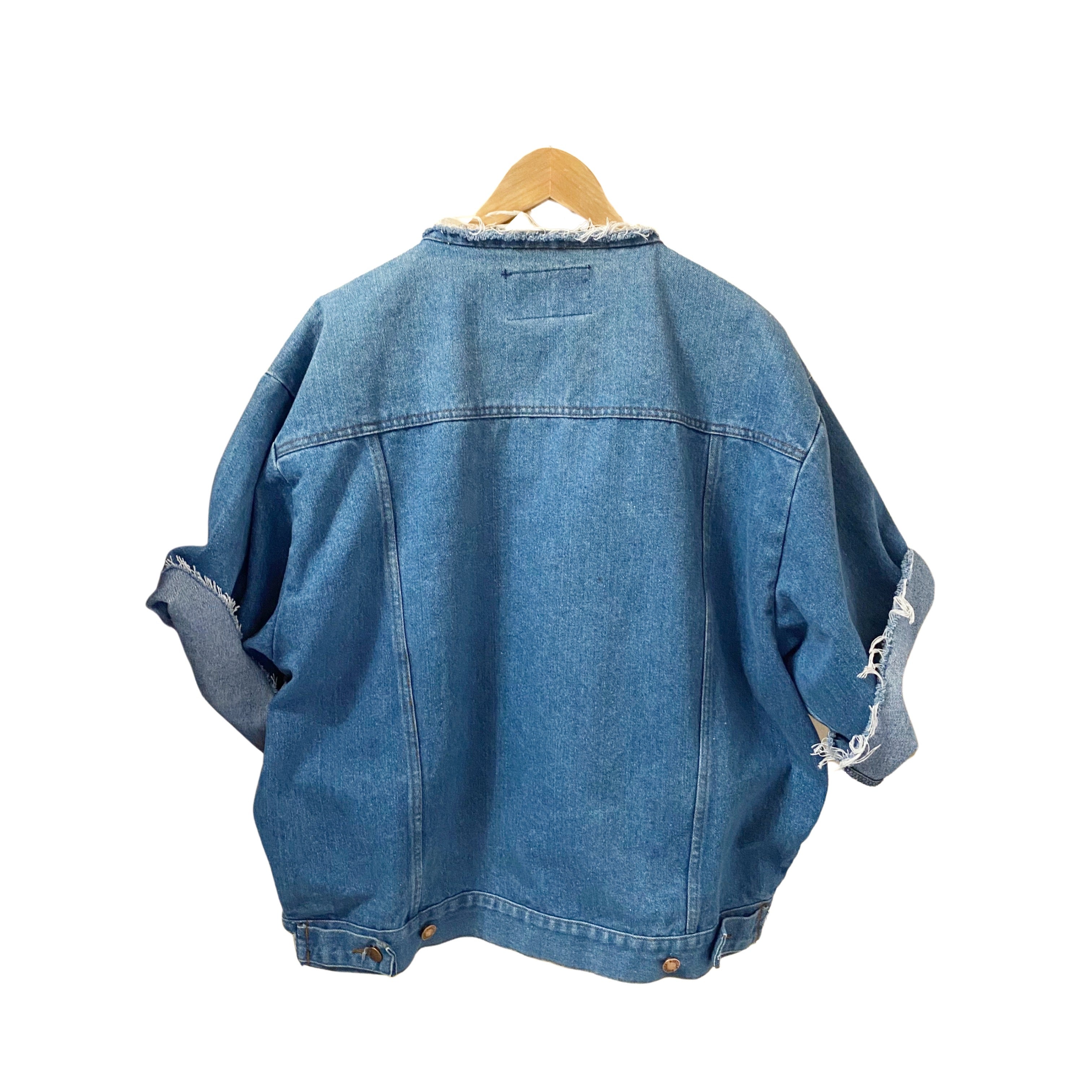 RUSTLER UPCYCLED DENIM JACKET sz. L