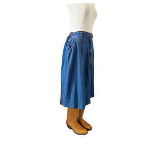 RISE TO THE OCCASION DENIM SKIRT