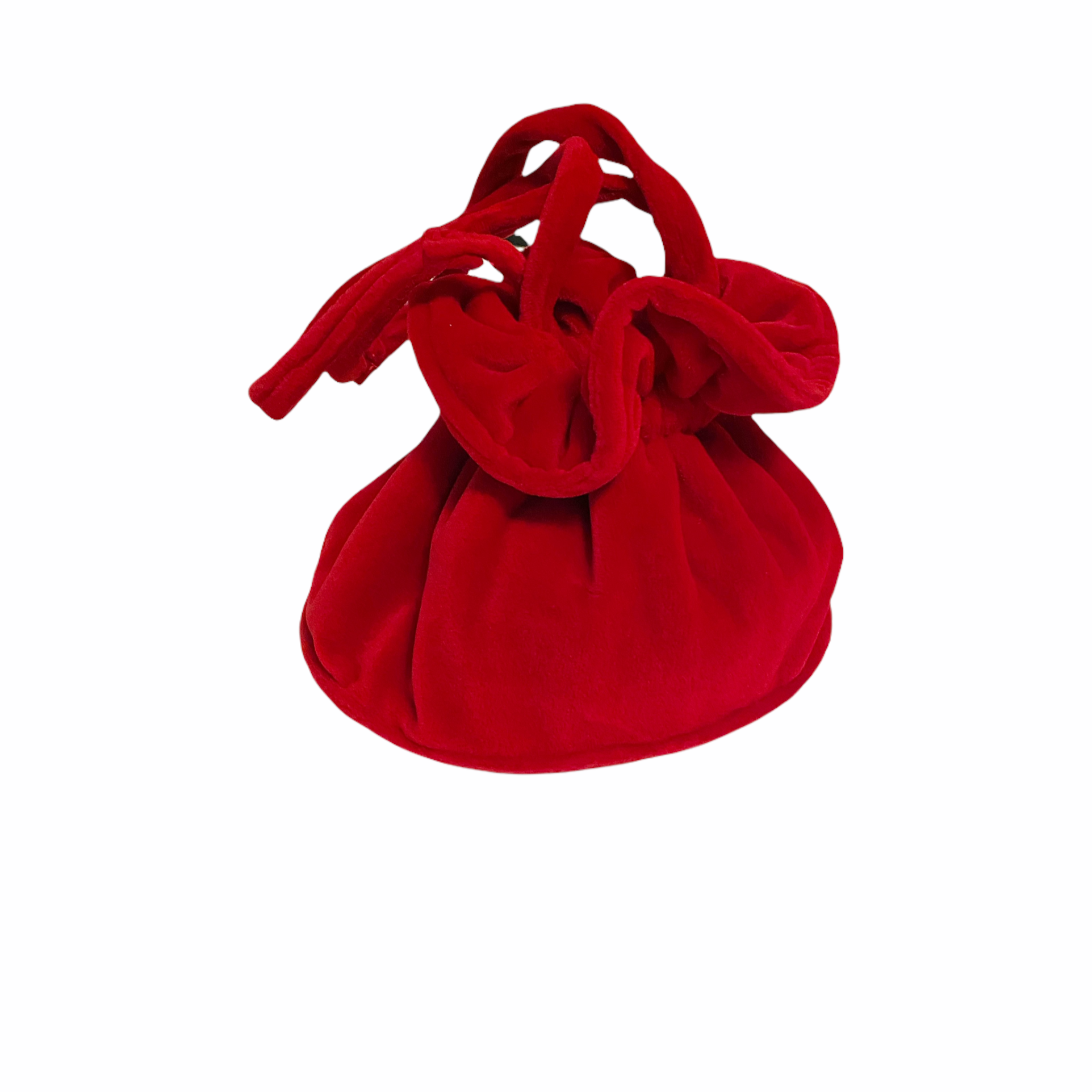 LITTLE RED VELOUR BAG